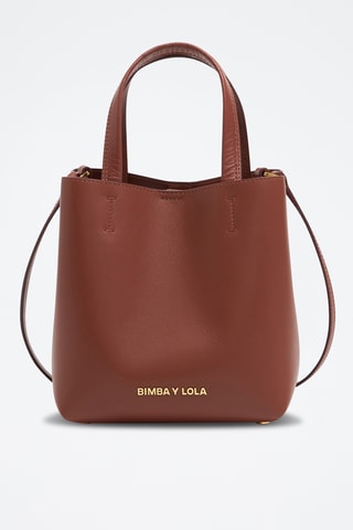 Borsa a mano in pelle - Marrone