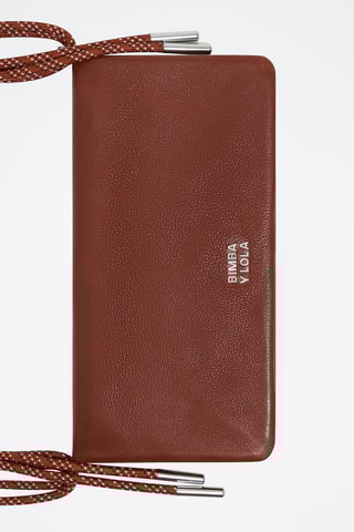 Portafoglio in pelle - Marrone