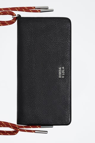 Portafoglio in pelle - Nero