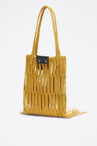 Leren Handtas - Geel