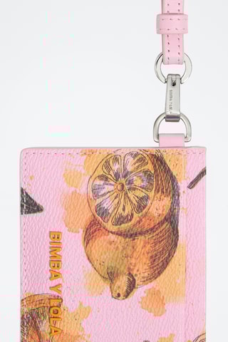 Leren Pasjeshouder - Roze