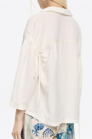 Camicia in lino - Bianco