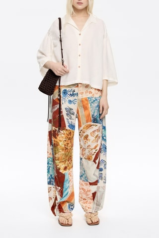 Camicia in lino - Bianco