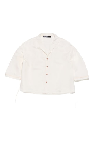 Camicia in lino - Bianco