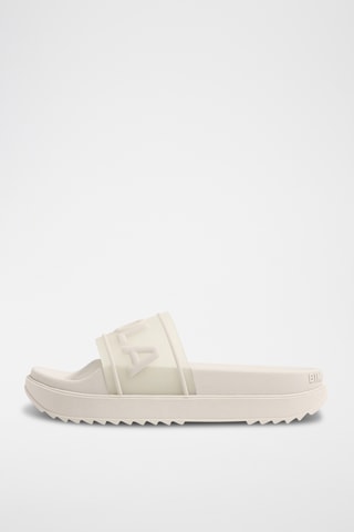 Platform Muiltjes - Wit