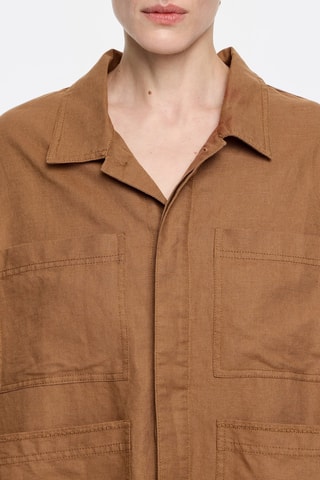 Giacca in lino - Marrone