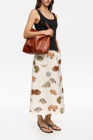 Lange Linnen Rok - Ecru