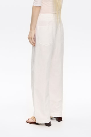 Pantaloni in lino - Panna