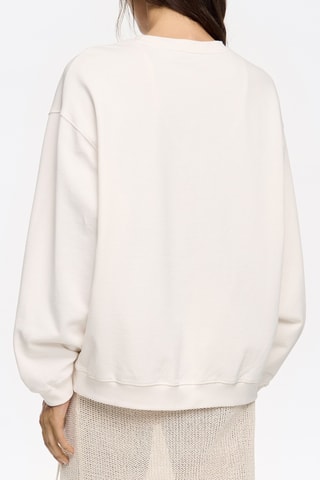 Felpa oversize - Bianco