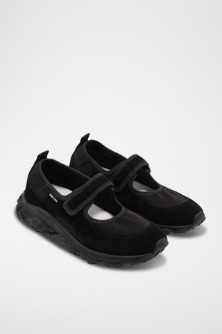 Suède Mary Jane's - Zwart