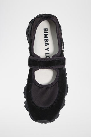 Suède Mary Jane's - Zwart