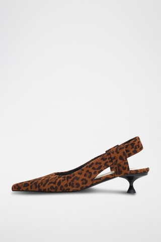 Geitenleren Pumps - Bruin