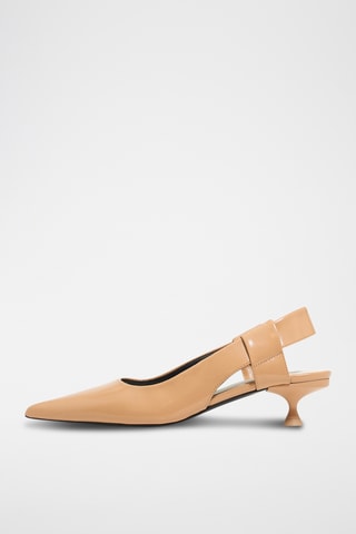 Leren Pumps - Beige