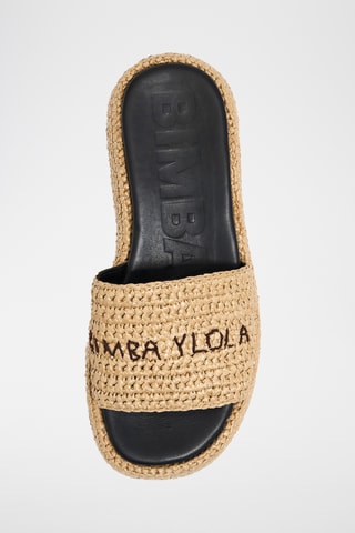 Platform Muiltjes - Beige