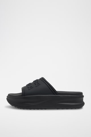 Platform Muiltjes - Zwart