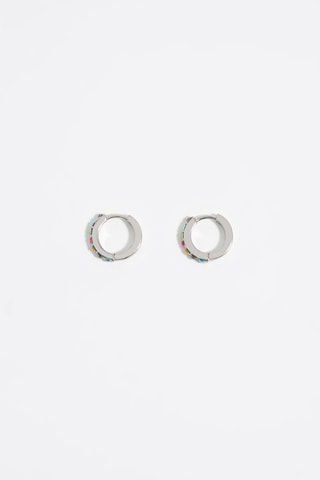 Orecchini a cerchio - Argentato
