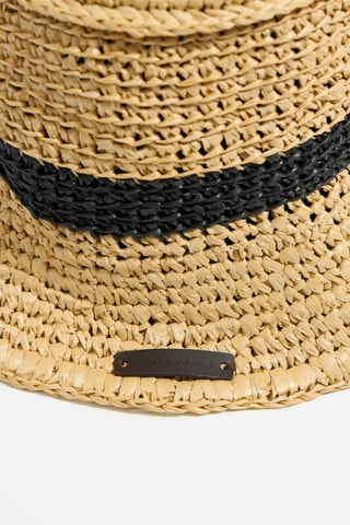 Rieten Hoed - Beige