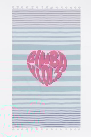 Badlaken - Blauw - 100 x 170 cm