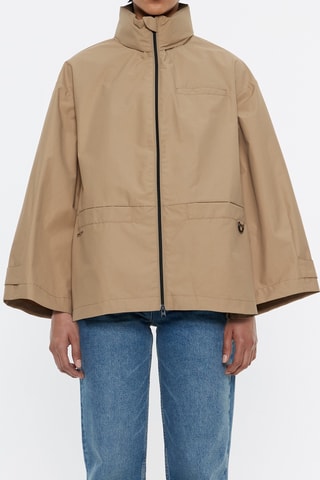Impermeabile con cappuccio - Cammello