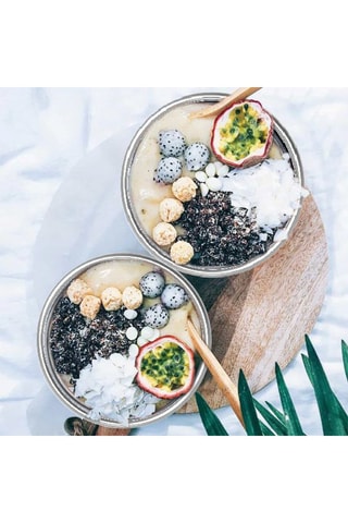 4 bicchieri frosty in porcellana e acciaio inossidabile - 12,5 cm