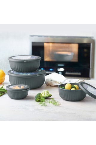 4 contenitori salvafreschezza - 2200 ml / 1250 ml / 730 ml / 360 ml