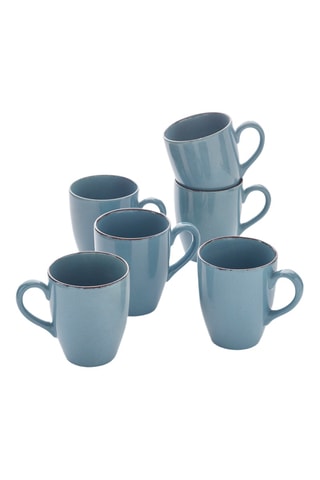 6 mug in ceramica - 30 cl