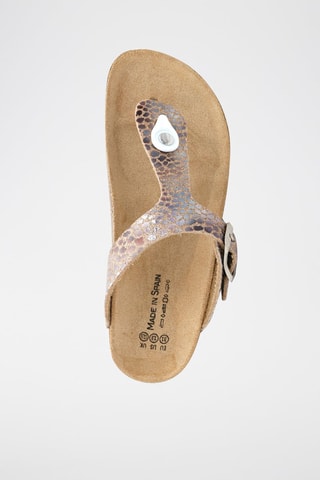 Slippers Zalmkleurig en Bordeauxrood