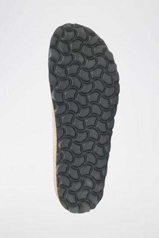 Gelakte Slippers Zwart