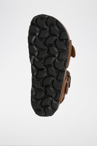 Sandales en cuir Rosso Marron