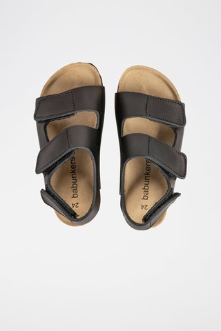 Sandales en cuir Rosso Noir