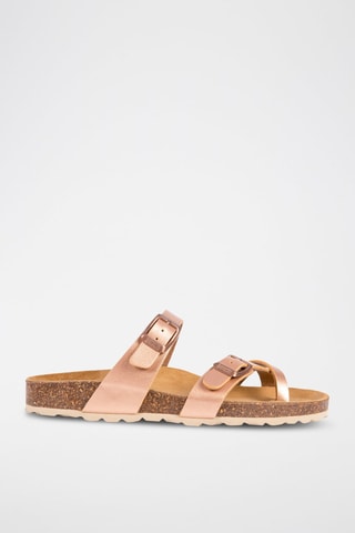 Sandalen Zalmkleurig