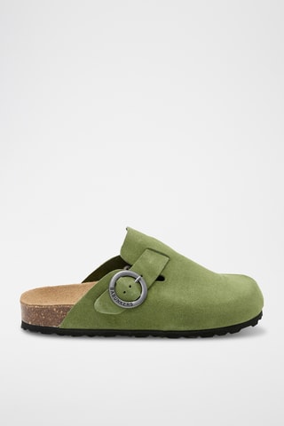 Nubuck Clogs - Groen