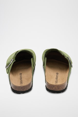 Nubuck Clogs - Groen