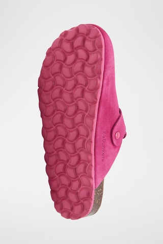 Nubuck Clogs - Fuchsia