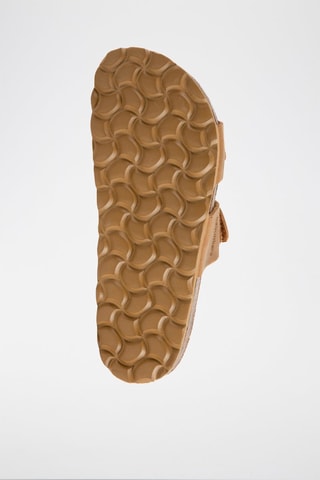 Mules en cuir Rosso Marron clair