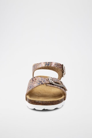 Mules en cuir - Orange