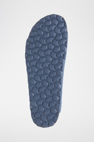 Nubuck Muiltjes - Blauw