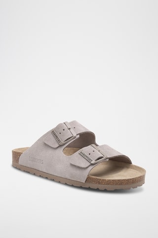 Nubuck Muiltjes - Bruin