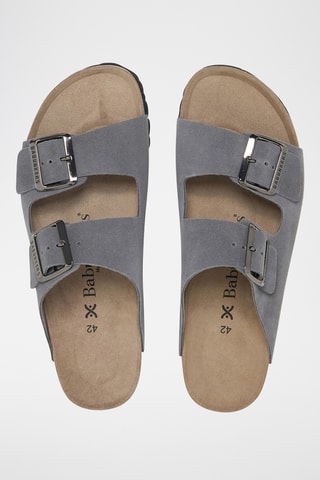 Nubuck Muiltjes - Grijs