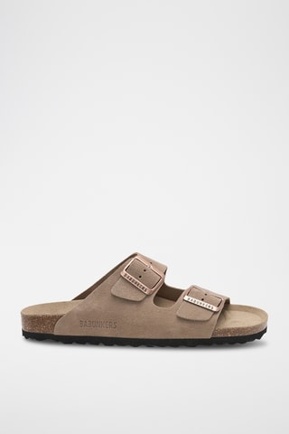 Nubuck Muiltjes - Bruin