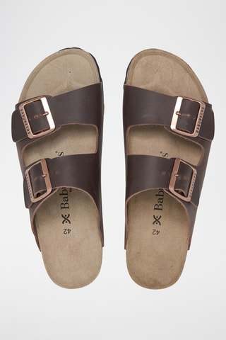 Leren Muiltjes - Bruin