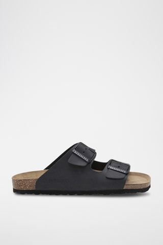 Leren Muiltjes - Zwart