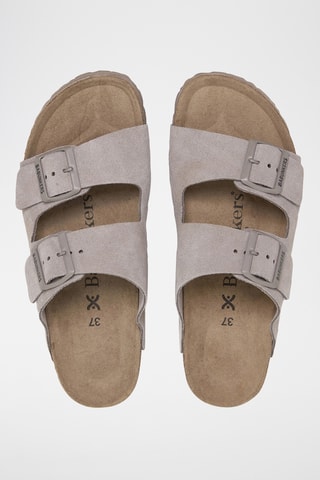 Mules en nubuck - Marron