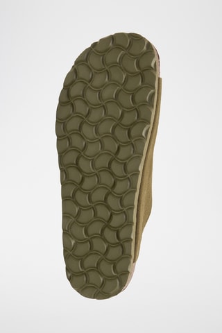 Mules en nubuck - Kaki