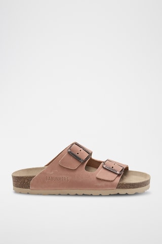 Leren Muiltjes - Zalmroze