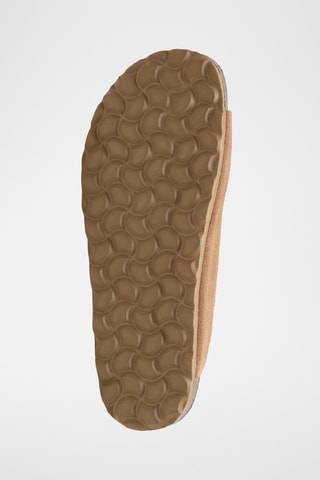 Mules en nubuck - Marron