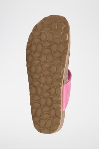 Sandales en cuir - Fuchsia