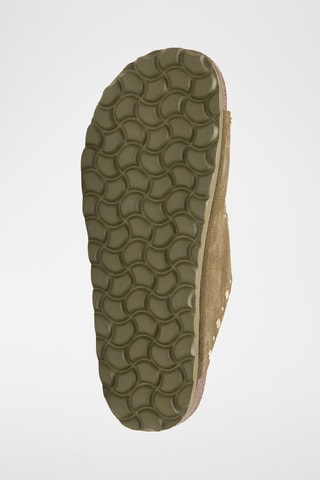 Mules en nubuck - Kaki