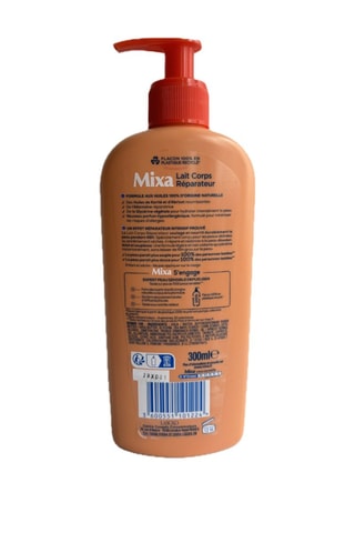 Leche corporal reparadora Mixa - Piel dañada o extremadamente seca - 300 ml