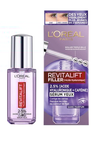Sérum antiedad para el contorno de ojos con ácido hialurónico Revitalift Filler - 20 ml